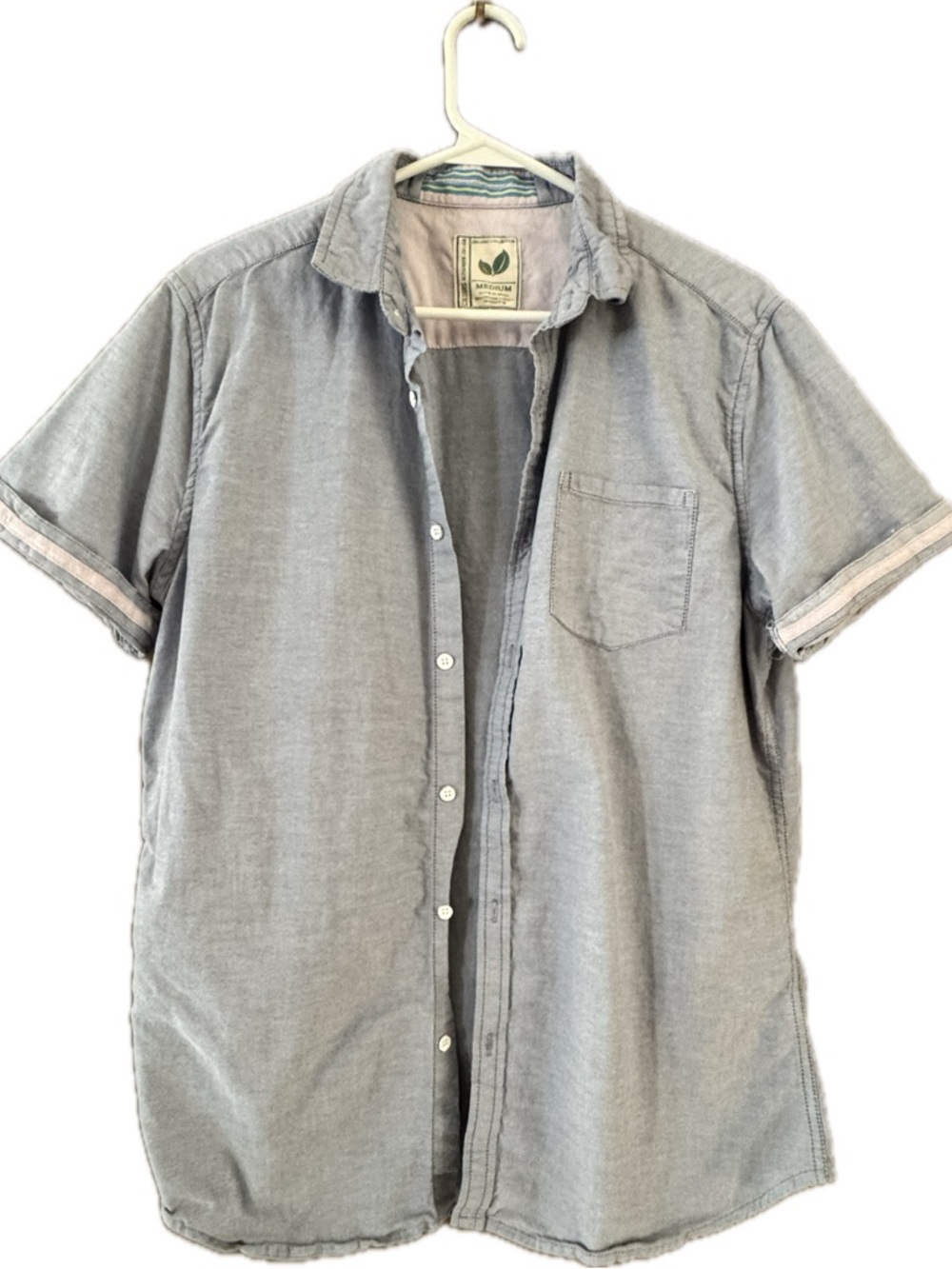 Alexander Julian Casual Short-Sleeve Button-Down Shirt - Gray